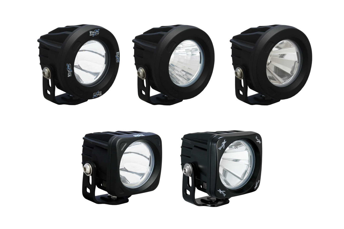 Vision X Optimus LED Pod: Black / Square (Dual LED / 10 Degree Narrow Beam)