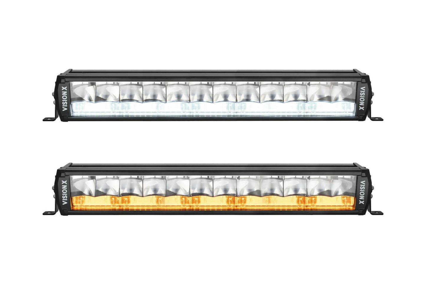 Vision X Shocker LED Light Bar: 20in (Amber Photon Light Pipe / With Harness)