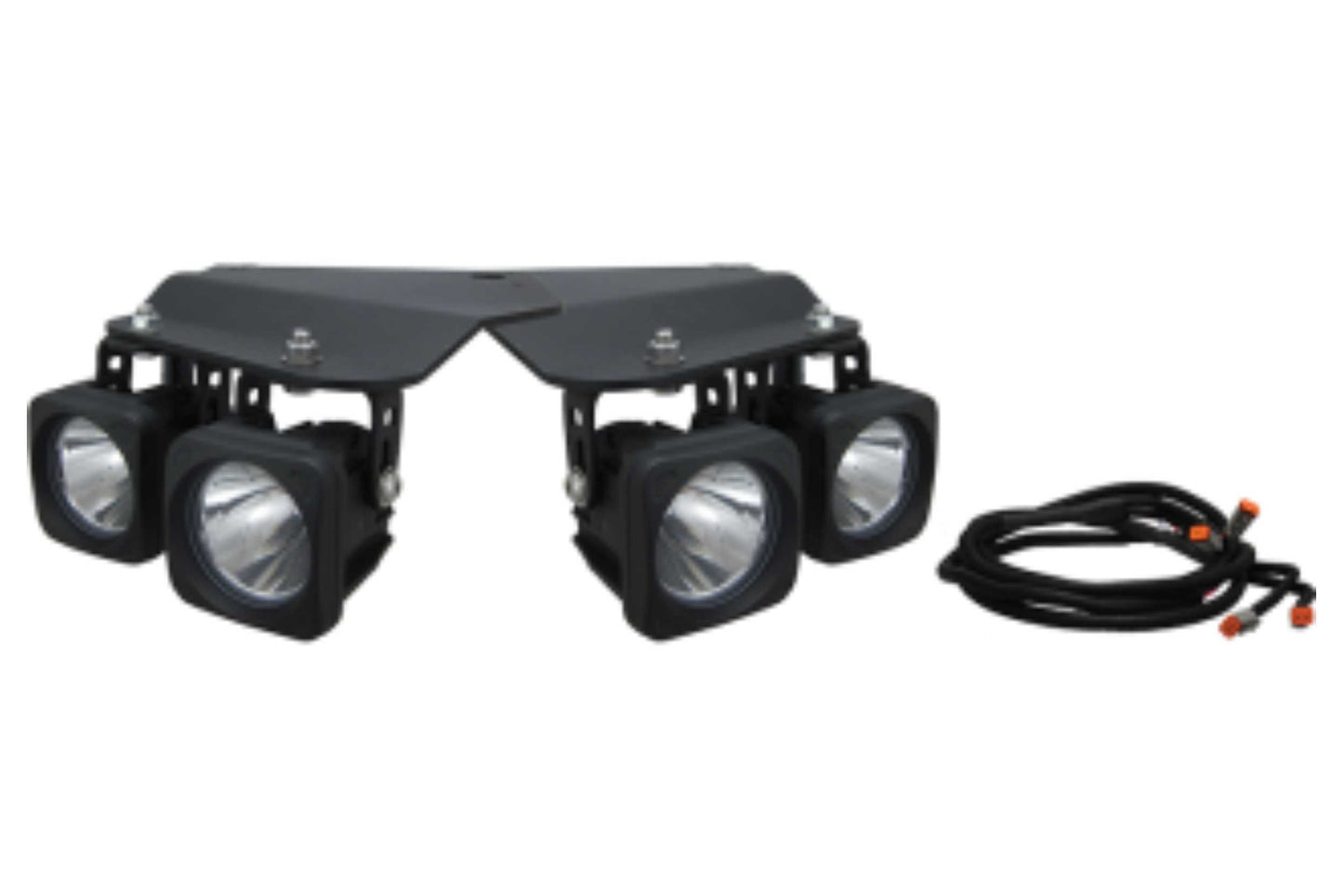 Vision X LED Fog Light System: Ford Raptor (10-14) (2x Optimus Halo Pods)