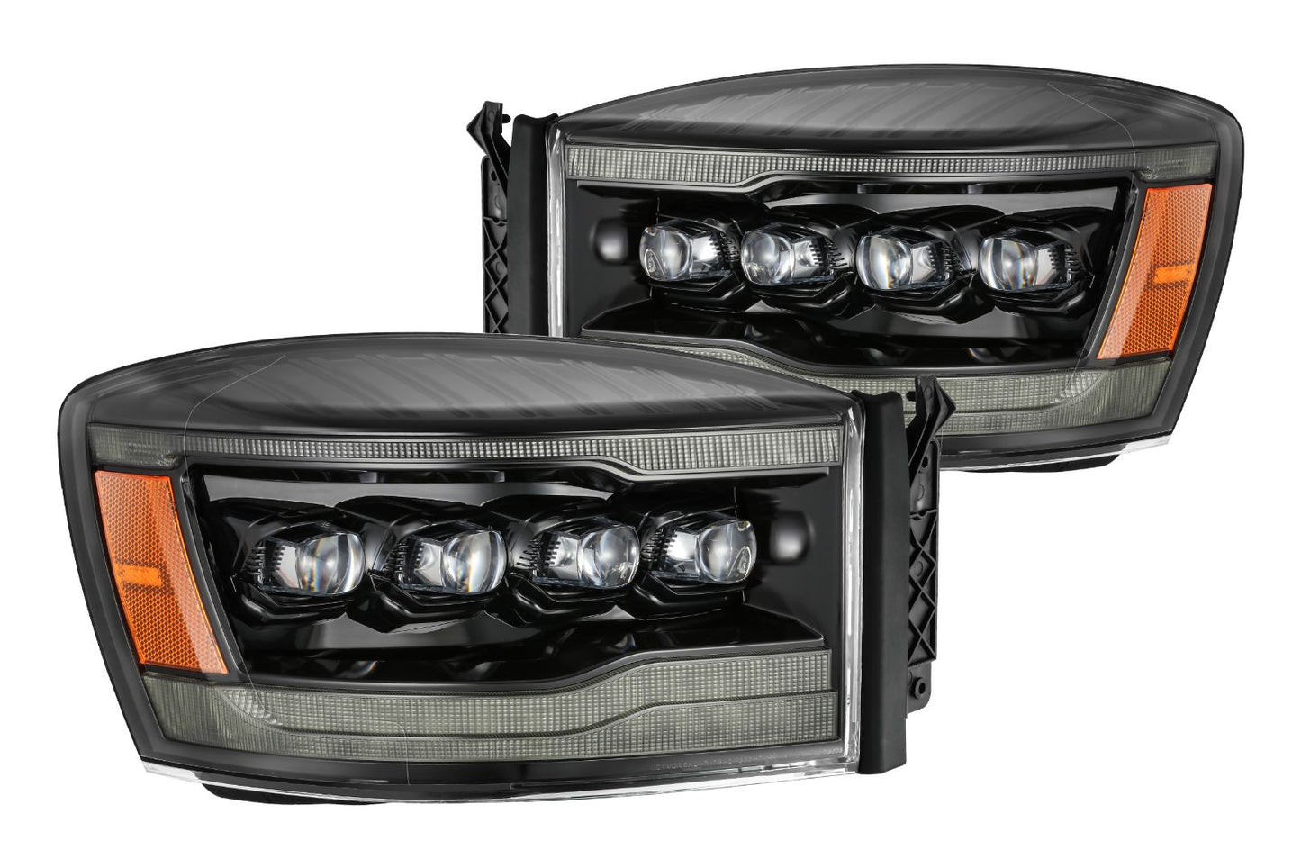 ARex Nova LED Headlights: Dodge Ram (06-08) - Black (Set)