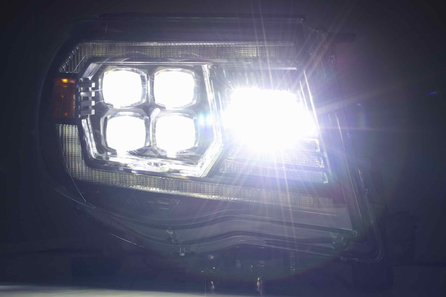 ARex Nova LED Headlights: Toyota Tacoma (05-11) - Alpha-Black (Set)