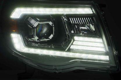 ARex Luxx LED Headlights: Toyota Tacoma (05-11) - Alpha-Black (Projector Ver / Set)