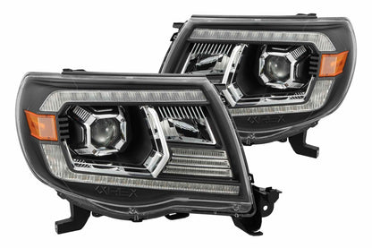 ARex Pro Halogen Headlights: Toyota Tacoma (05-11) - Black (Set)