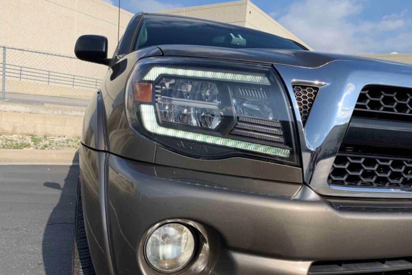 ARex Luxx LED Headlights: Toyota Tacoma (05-11) - Chrome (Reflector / Set)