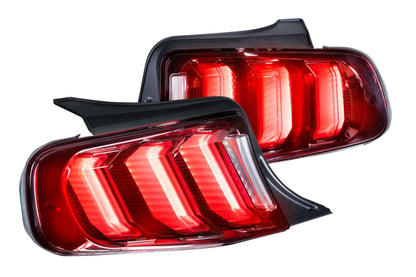 XB LED Tails: Ford Mustang (10-12) (Pair / Facelift / Smoked)