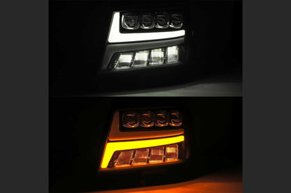 ARex Nova LED Headlights: Chevy Tahoe/Suburban/Avalanche (07-13) - Jet Black (Set)