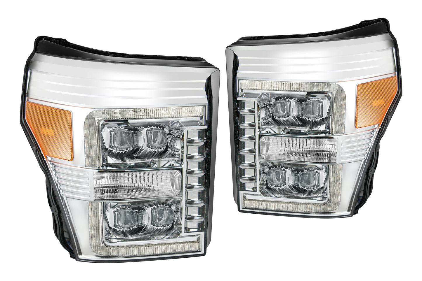 Faros delanteros LED ARex Nova: Ford Super Duty (11-16) - Cromados (juego)
