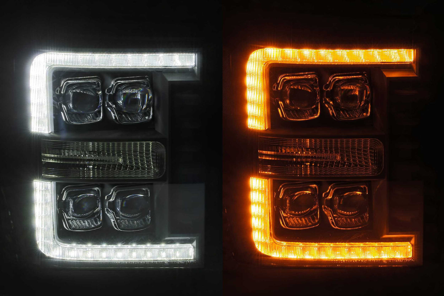 Faros delanteros LED ARex Nova: Ford Super Duty (11-16) - Cromados (juego)