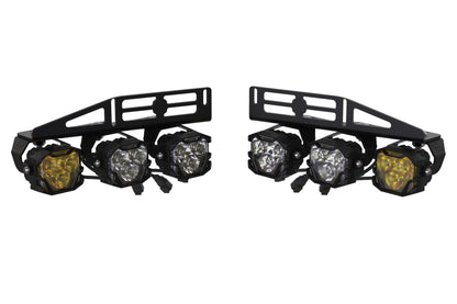 4Banger LED-Dreifach-Nebelscheinwerfer-Kit für Ford Raptor 2017–2020