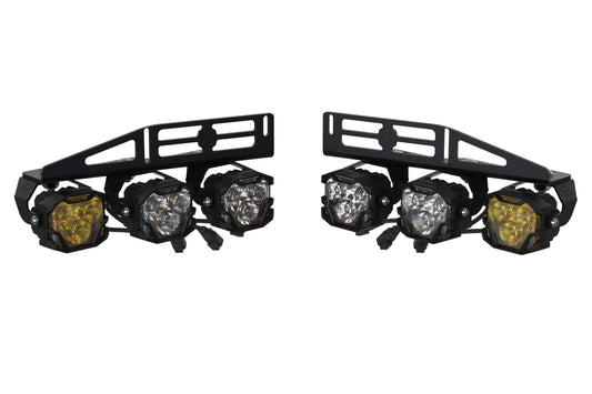 Kit de luces antiniebla triples LED 4Banger para Ford Raptor 2017-2020