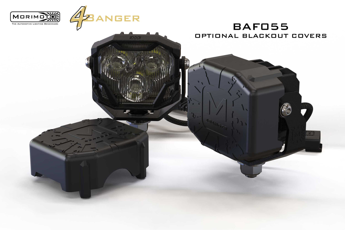 4Banger LED Triple Fog Light Kit for 2017-2020 Ford Raptor