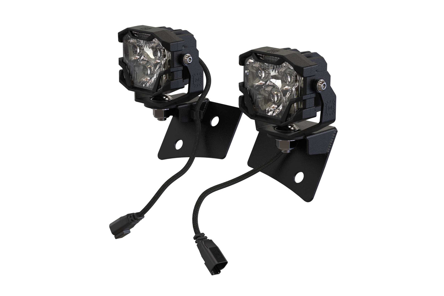 Morimoto Ditch Light Brackets: Wrangler JK (07-17)