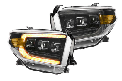 XB LED Headlights: Toyota Tundra (14-21) (Pair / ASM / Amber DRL) (Gen 2)