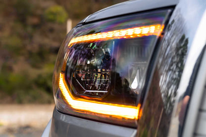 2007-2013 Toyota Tundra XB LED Headlights (Amber DRL)