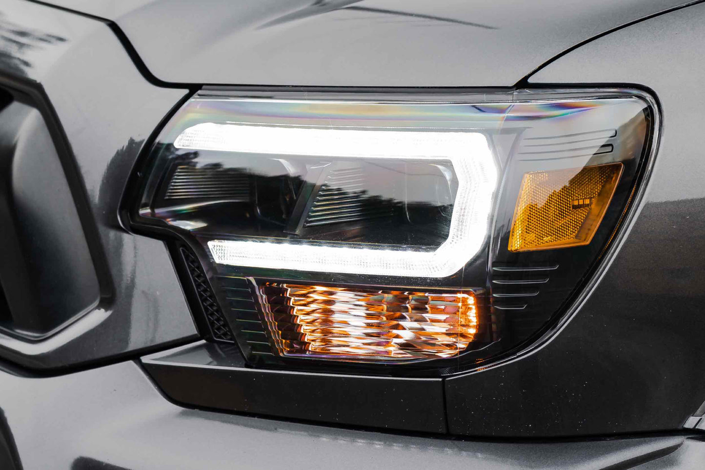 XB Hybrid LED Headlights: Toyota Tacoma (12-15) (Pair / Smoked)