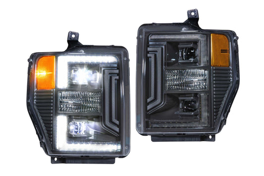 XB Hybrid LED Headlights: Ford Super Duty (08-10) (Pair / ASM)