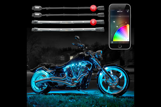 Kit de luces LED RGB de acento MC XKChrome: 10 módulos, 8 tiras de 10 pulgadas