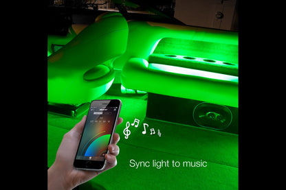 XKChrome RGB LED Boat Accent Light Kit: 8x 36in, 8x 9in Strips w/ Dash Mount Controller