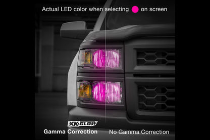 XKChrome RGB LED Bulbs: H3 w/o Controller (Pair)