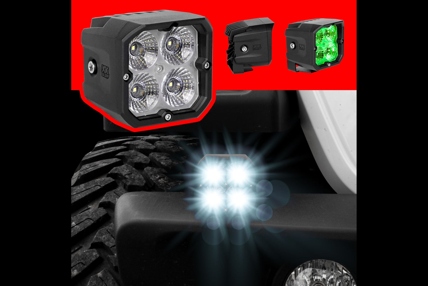 XKChrome RGB LED Cube Light: Flood / Flush