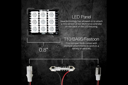 XKChrome RGB LED Festoon Bulb Kit