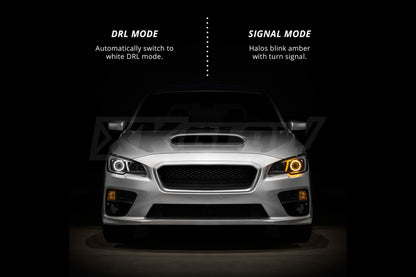 XKChrome RGB LED Halo Kit: 100mm (w/ Controller) (Pair)