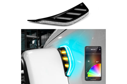 XKGlow Jeep Air Vent Light Kit: Amber