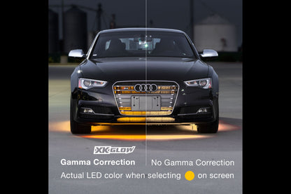XKChrome RGB LED Underglow Kit: 8x 24in, 6x 10in, 4x 36in Tubes