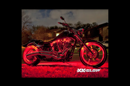 XKGlow Accent Light Kit: 7-Color RGB / 6x Pods, 2x 10in Strips