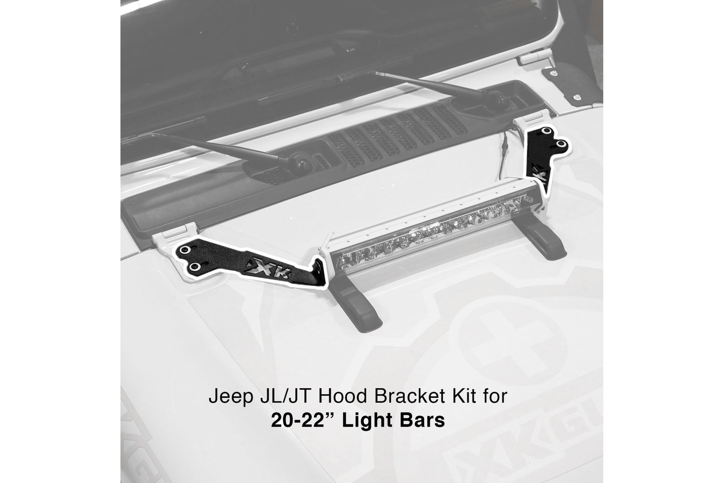 XKGlow Light Bar Bracket Kit: For 2-in-1 Bars (Pair)