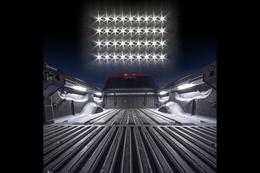 Kit de luces para plataforma de camioneta XKGlow: blanco, 4 piezas