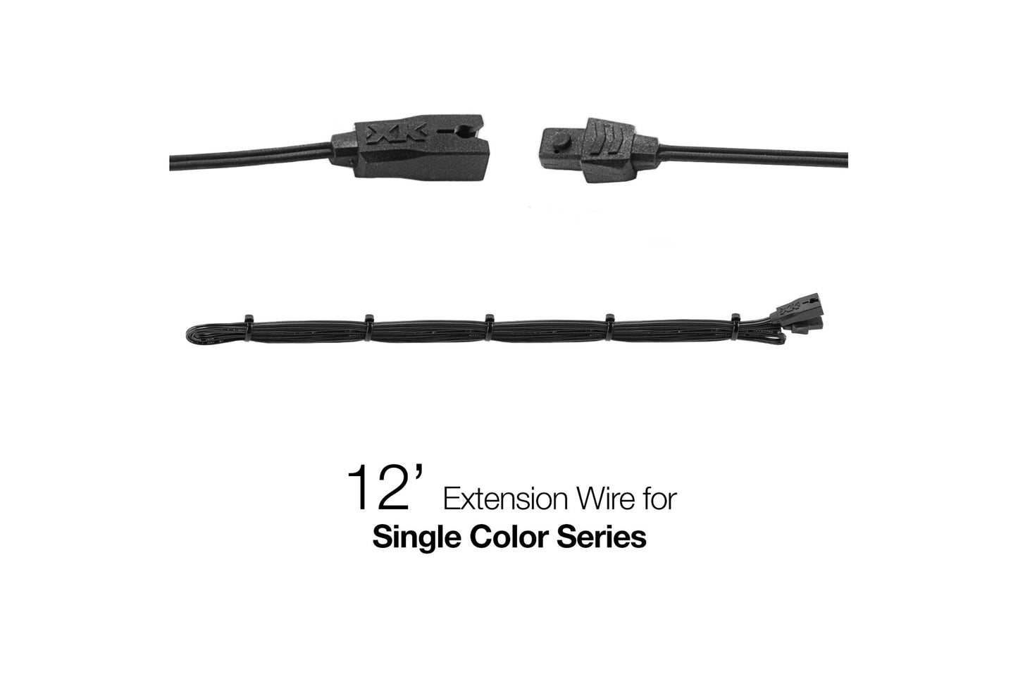 XKGlow Wire Extension: 144in / 3-Pin RGB
