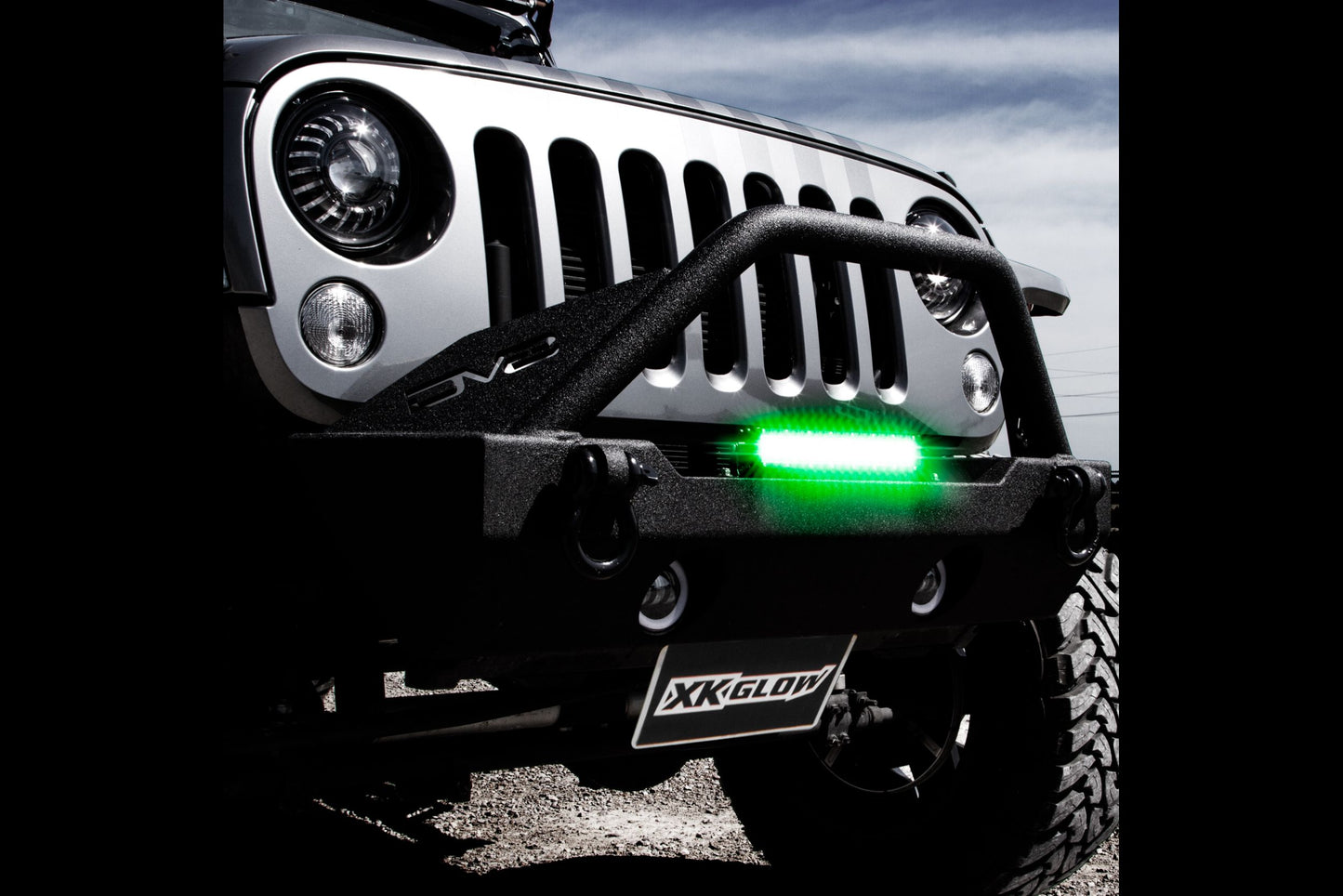 XKGlow Green/White 2-in-1 LED Light Bar: 20in