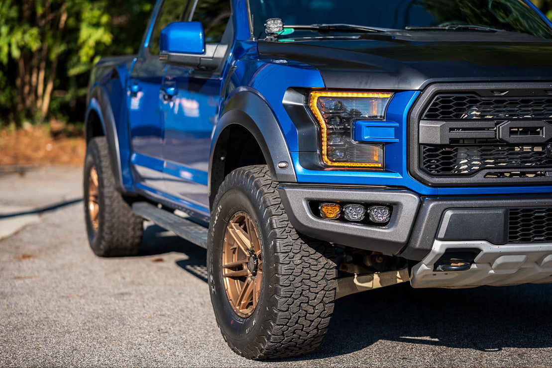 Kit de luces antiniebla triples LED 4Banger para Ford Raptor 2017-2020