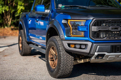 4Banger LED-Dreifach-Nebelscheinwerfer-Kit für Ford Raptor 2017–2020