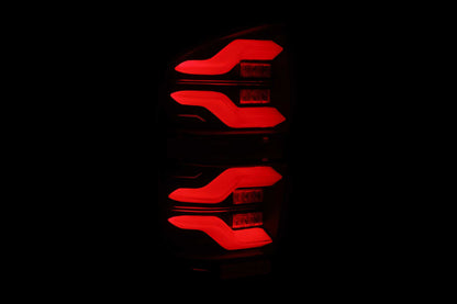 ARex Luxx LED Tails: Toyota Tacoma (16-23)(Black-Red)