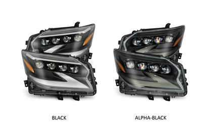 Faros delanteros LED ARex Nova: Lexus GX460 (14-19) - Negro (juego)