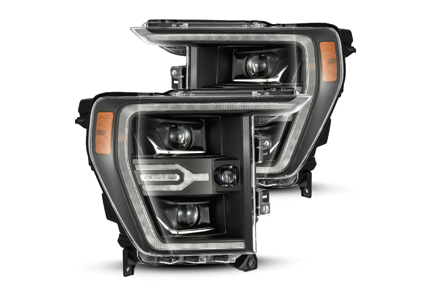 Faros delanteros LED ARex Luxx: Ford F-150 (21+) - Negro (juego)