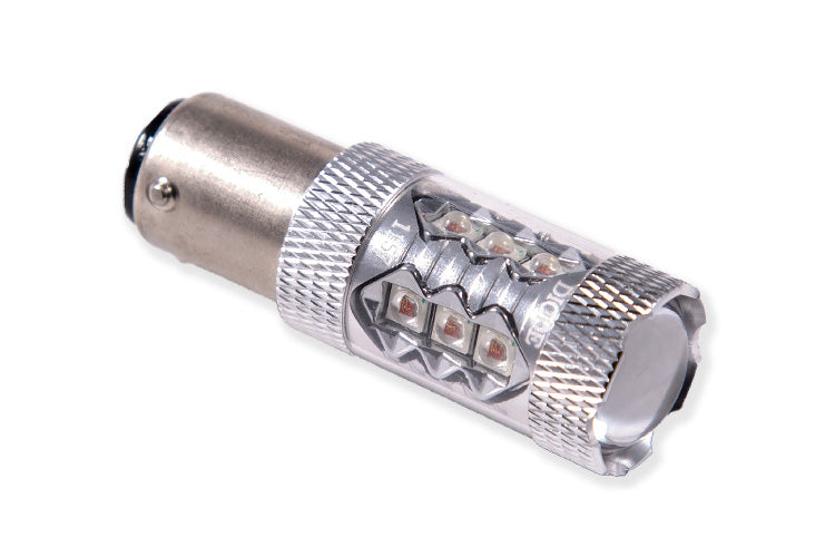 Bombilla LED 1157 XP80 LED ámbar de un solo diodo dinámico