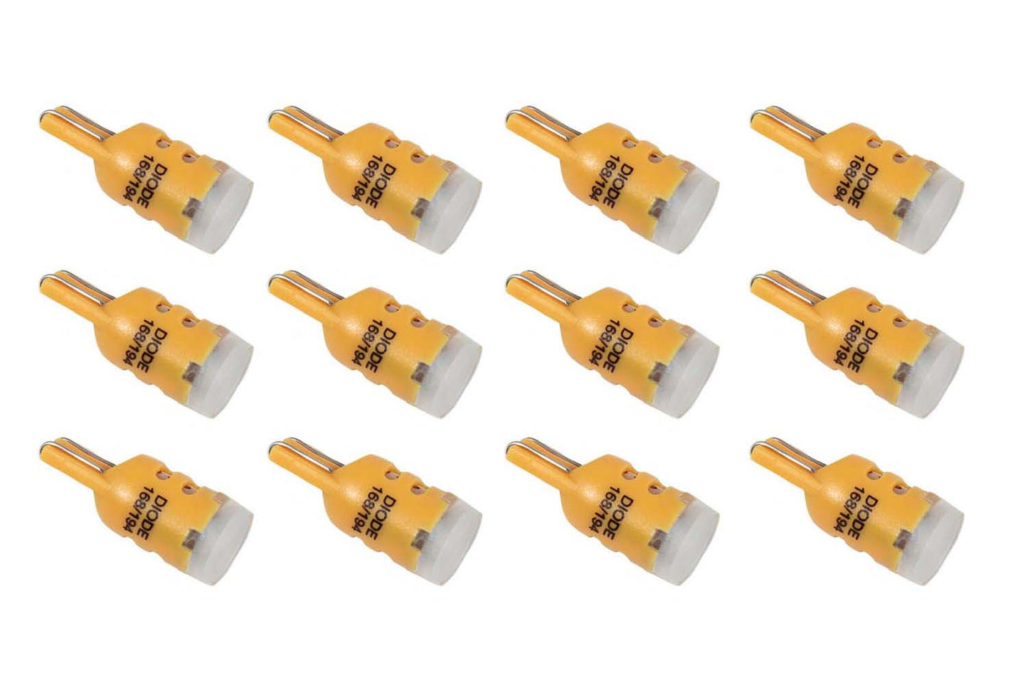 194 LED Bulb HP5 LED Amber Set of 12 Diode Dynamics