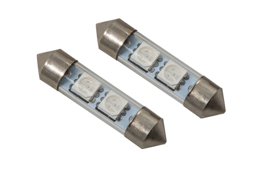 36mm SMF2 LED Bulb Blue Pair Diode Dynamics