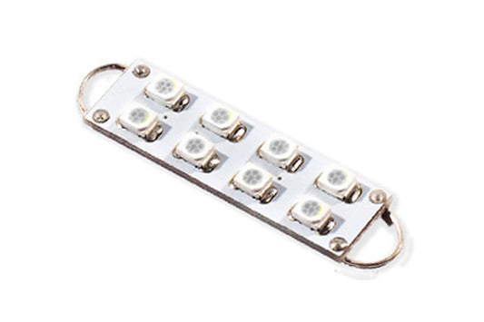 44 mm SML8 LED-Glühbirne, bernsteinfarben, Einzeldiode, Dynamik