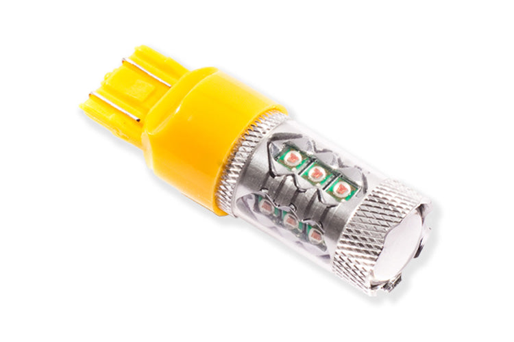 7443 LED Bulb XP80 LED Amber Single Diode Dynamics