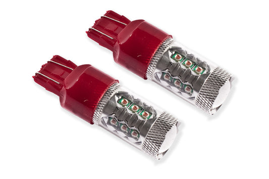 7443 LED-Lampe XP80 LED Rotes Paar Diodendynamik