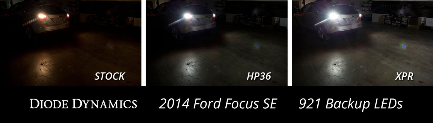 Luces LED de respaldo para Ford Focus 2000-2018 (par) HP36 (210 lúmenes) Diode Dynamics