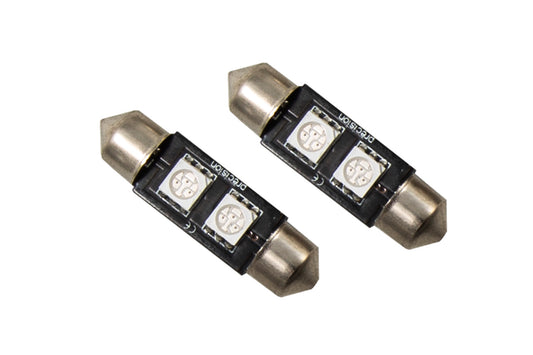 36mm SMF2 LED Bulb Amber Pair Diode Dynamics