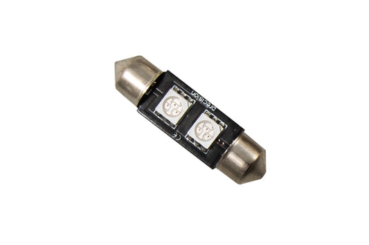 36 mm SMF2 LED-Glühbirne, bernsteinfarben, Einzeldiode, Dynamik