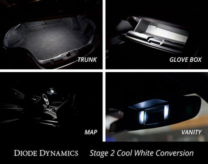 Kit de luces interiores para Mustang 15-17 Mustang Stage 1 Blue Diode Dynamics