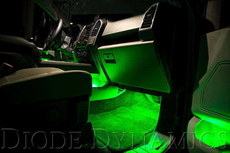 Red LED Footwell Kit Diode Dynamics