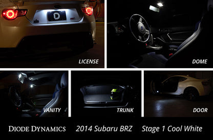 Kit interior para Subaru BRZ Stage 1 Blue Diode Dynamics